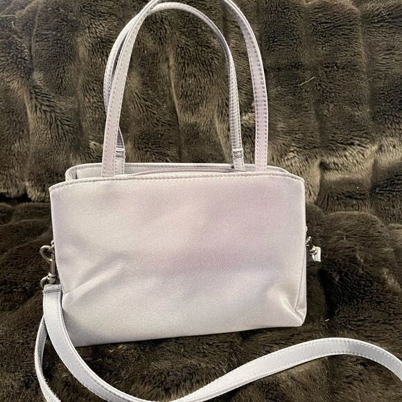 GRAY FABRIC  PURSE - Picture 3 of 7